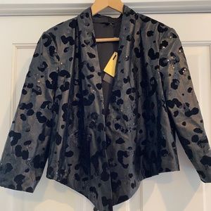 Alberto Makali Leopard Sequin Jacket